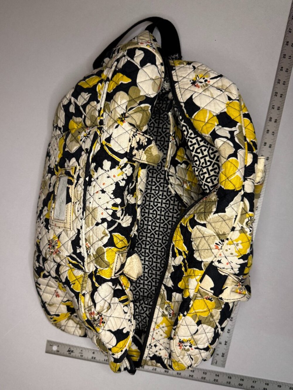 Vera Bradley Dogwood Duffel Bag Retired Quilted Travel Weekender